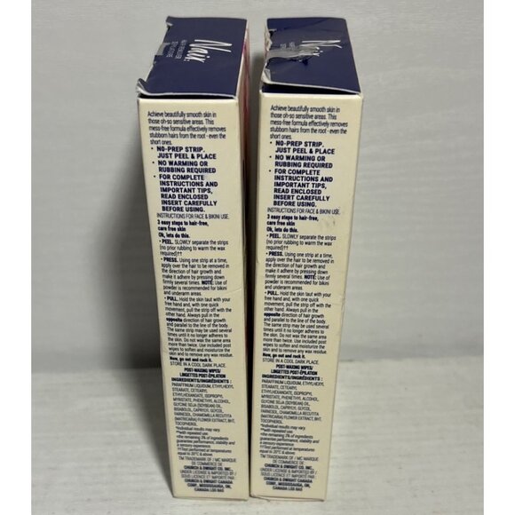 Nair Hair Remover Face & Bikini Rice Bran Oil & Cherry Blossom Extract 40 Strips - Picture 6 of 8